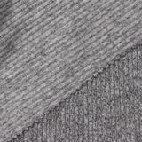 Light Grey Marl Rib Knit, Viscose-Poly, 215 gsm — photo 1
