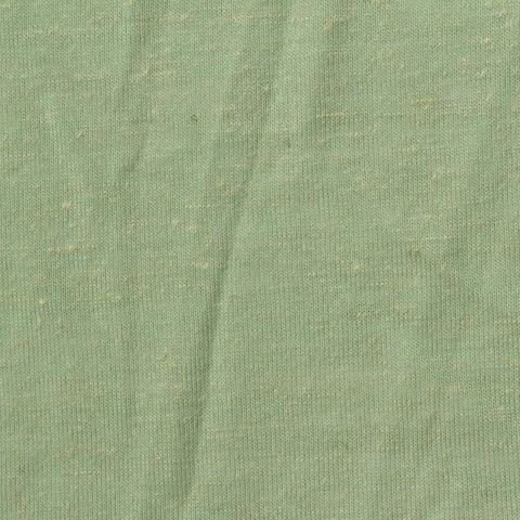 Light Green Heather Jersey Knit, Poly-Linen