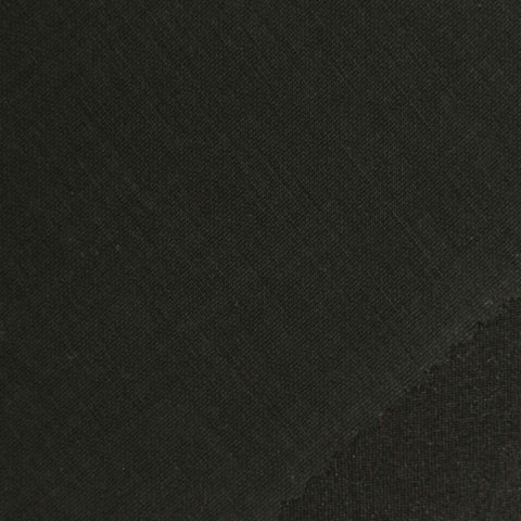 Polyester Tencel Lyocell Stretch Scuba Knit Fabric, 230 gsm, 165 cm — Black