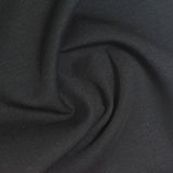 Cotton Polyester Stretch Scuba Knit Fabric, 220 gsm, 160 cm — Black — photo 1