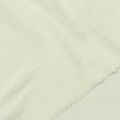 100% Viscose Jersey Knit Fabric, 70 gsm, 150 cm — White