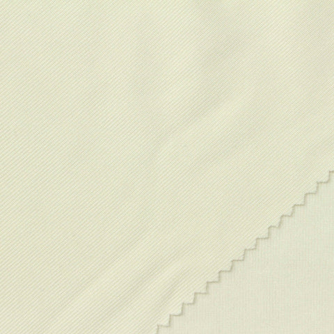 Polyester Stretch Rib Knit Fabric, 230 gsm, 160 cm — Beige
