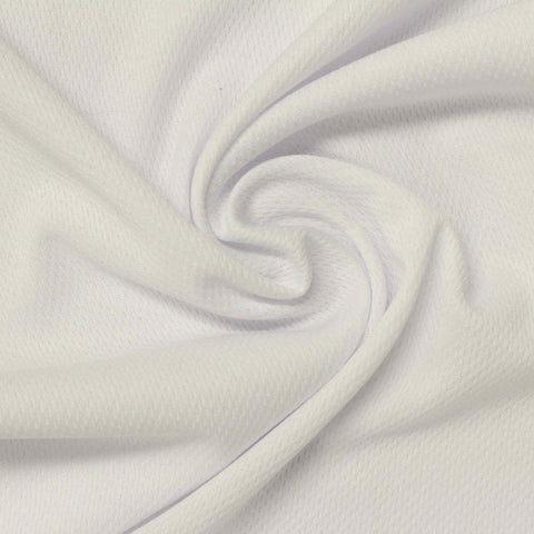 100% Polyester Birdseye Knit Fabric, 150 gsm, 160 cm — Beige