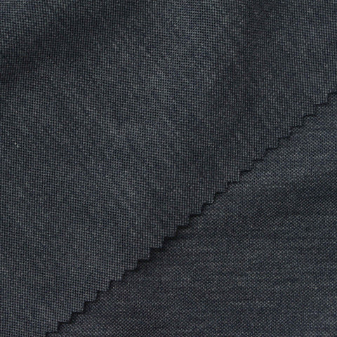 Dark Grey Marl Piqué Knit, Poly-Viscose, 260 gsm