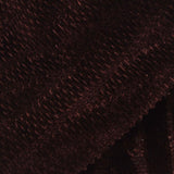 Brown Abstract Chenille, Polyester — photo 1