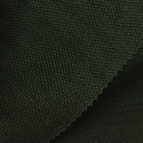 100% Polyester Piqué Knit Fabric, 380 gsm, 158 cm — Green