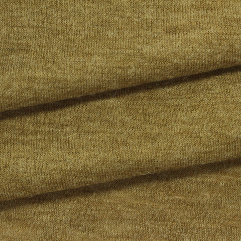 Khaki Marl Jersey Knit, Acrylic-Nylon