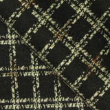 Dark Grey Plaid Jacquard, Polyester, 390 gsm — photo 1