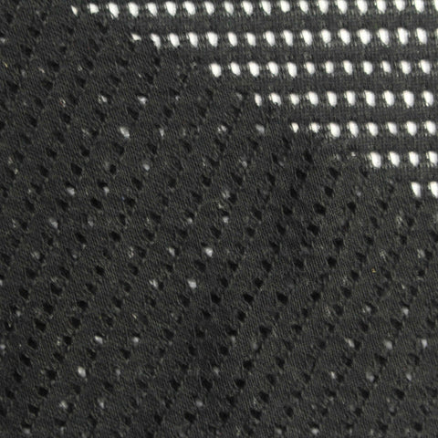100% Polyester Mesh Fabric, 135 gsm, 170 cm — Black