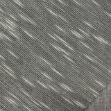 Slub 100% Polyester Chunky Knit Fabric, 120 gsm, 150 cm — Black — photo 1