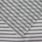 Grey Horizontal-Stripe Jersey Knit, Polyester, 92 gsm — photo 1