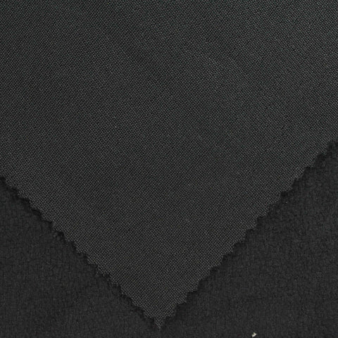 Black Brushed Minky, Polyester