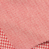Red Houndstooth Jacquard, Poly-Viscose, 320 gsm — photo 1