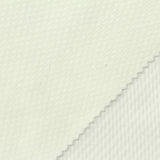 Jacquard Polyester Viscose Stretch Jersey Knit Fabric, 250 gsm, 165 cm — White — photo 1