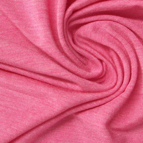 Pink Marl Jersey Knit, Acrylic-Viscose, 170 gsm