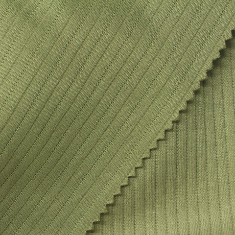 Jacquard Polyester Stretch Waffle Knit Fabric, 290 gsm, 175 cm — Green