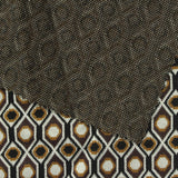 Black Hexagons Ponte Knit, Poly-Viscose — photo 1