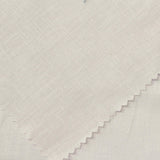 Linen Cotton Woven Fabric, 115 gsm — White — photo 1