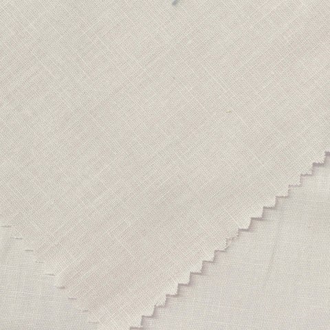 Linen Cotton Woven Fabric, 115 gsm — White