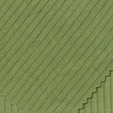 Polyester Viscose Stretch Rib Knit Fabric, 210 gsm, 163 cm — Green — photo 1
