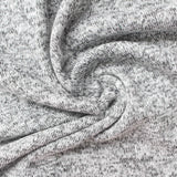Grey Marl Chunky Knit, Poly-Viscose, 245 gsm — photo 1