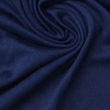 Polyester Stretch Milk Silk Knit Fabric, 170 gsm, 170 cm — Navy — photo 1