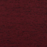 Dark Red Marl Rib Knit, Polyester, 165 gsm — photo 1