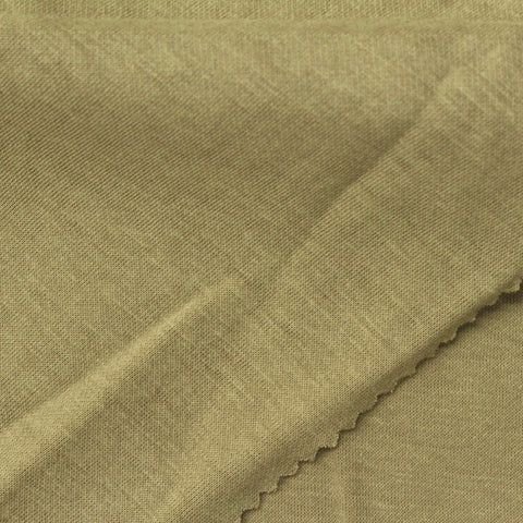 Cotton Polyester Scuba Knit Fabric, 240 gsm, 162 cm — Khaki