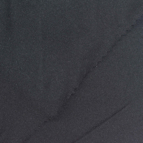 100% Polyester Jersey Knit Fabric, 140 gsm, 160 cm — Black