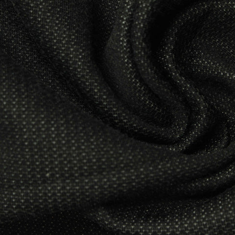 Black Marl Jacquard, Polyester, 310 gsm