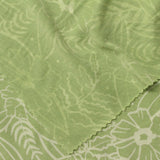 Light Green Floral Jersey Knit, Spandex — photo 1