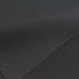 Polyester Viscose Stretch Scuba Knit Fabric, 320 gsm, 160 cm — Black — photo 1