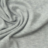 Light Grey Diamond Rib Knit, Poly-Viscose — photo 1