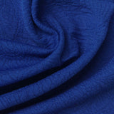 Jacquard 100% Stretch Interlock Knit Fabric, 200 gsm, 160 cm — Blue — photo 1