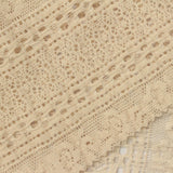Cream Openwork Lace, Polyester — photo 1