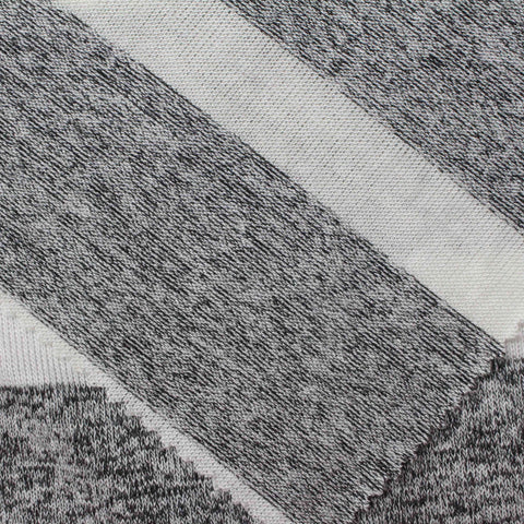 White Stripes Jersey Knit, Viscose, 167 gsm