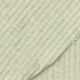 Light Grey Marl Rib Knit, Cotton, 280 gsm — photo 1