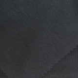 Cotton Polyester Rib Knit Fabric, 346 gsm, 170 cm — Black — photo 1