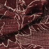 Printed Polyester Stretch Crepe Fabric, 175 gsm, 135 cm — Red — photo 1