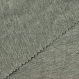 Grey Marl Rib Knit, Poly-Cotton, 220 gsm — photo 1