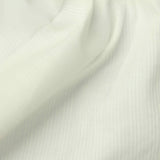 Jacquard 100% Cotton Woven Fabric, 112 gsm, 150 cm — White — photo 1