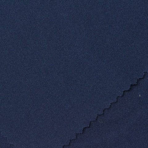 100% Polyester Interlock Knit Fabric, 120 gsm — Navy