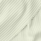Polyester Viscose Stretch Rib Knit Fabric, 290 gsm, 130 cm — Beige — photo 1