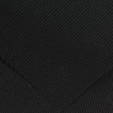 Viscose Stretch Rib Knit Fabric, 600 gsm, 115 cm — Black — photo 1