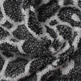 Black Marl Chunky Knit, Polyester, 240 gsm — photo 1