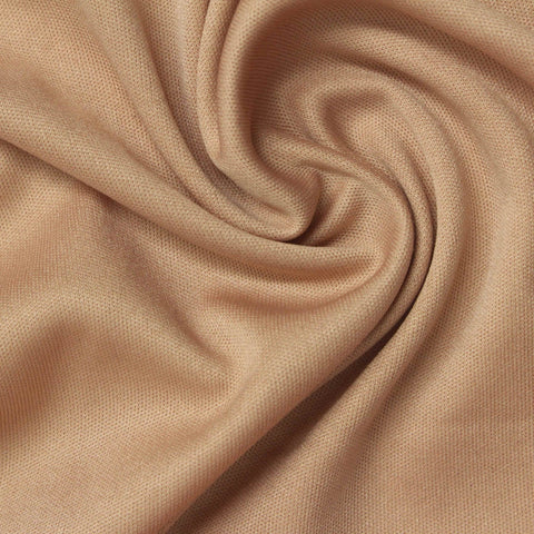 100% Polyester Jersey Knit Fabric, 110 gsm, 155 cm — Brown