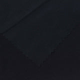 Polyester Stretch Twill Fabric, 120 gsm, 150 cm — Black — photo 1