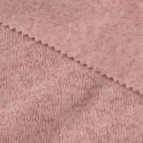 Dusty Pink Marl Chunky Knit, Polyester