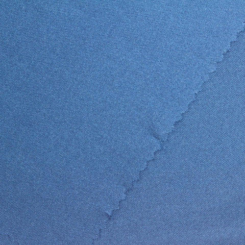 Polyester Stretch Knit Fabric, 190 gsm, 160 cm — Blue