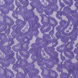 100% Polyester Lace Fabric, 135 gsm, 150 cm — Purple — photo 1